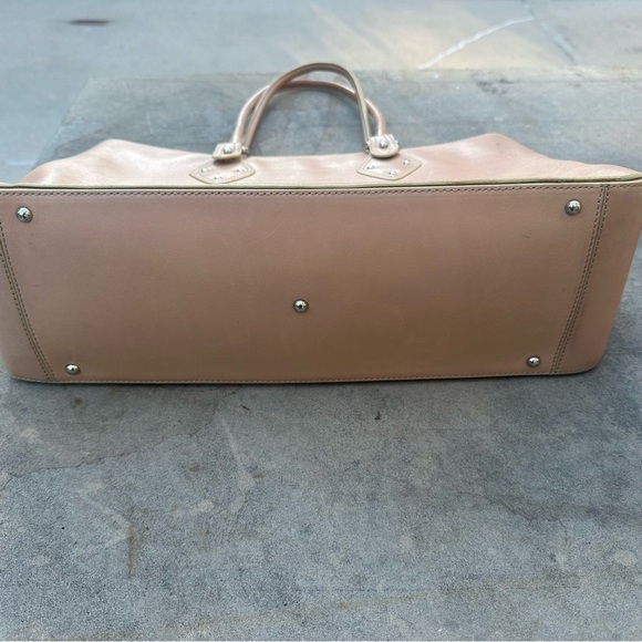 Cole Haan Trinity SU05 Tote Bag Tan Natural Leather READ - Picture 5 of 14